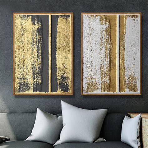 gold framed prints for living room